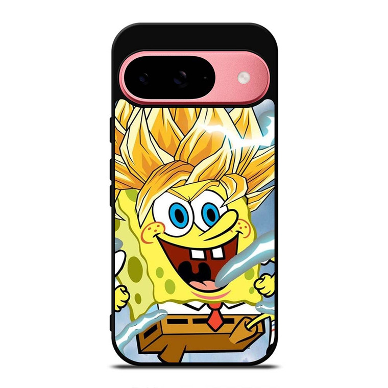 SPONGEBOB DRAGON BALL SAIYAN Google Pixel 9 Case Cover