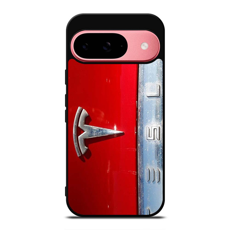 TESLA METAL EMBLEM Google Pixel 9 Case Cover