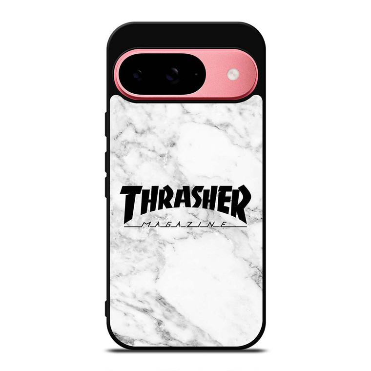 THRASHER SKATEBOARD MAGAZINE LOGO MARBLE Google Pixel 9 Case Cover