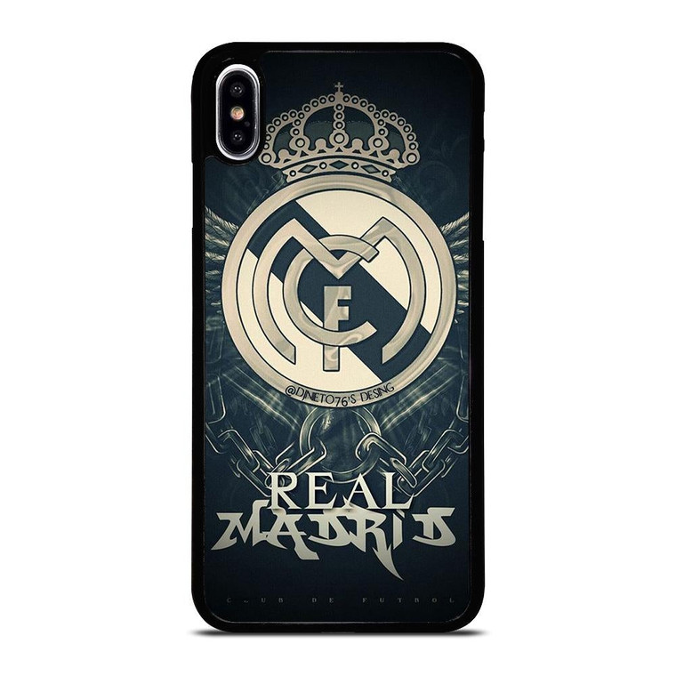 REAL MADRID FC LOGO iPhone XS Max Case Cover