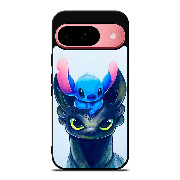 TOOTHLESS AND STITCH ART Google Pixel 9 Case Cover