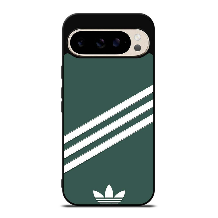 ADIDAS ORIGINALS STRIPES GREEN Google Pixel 9 Pro Case Cover