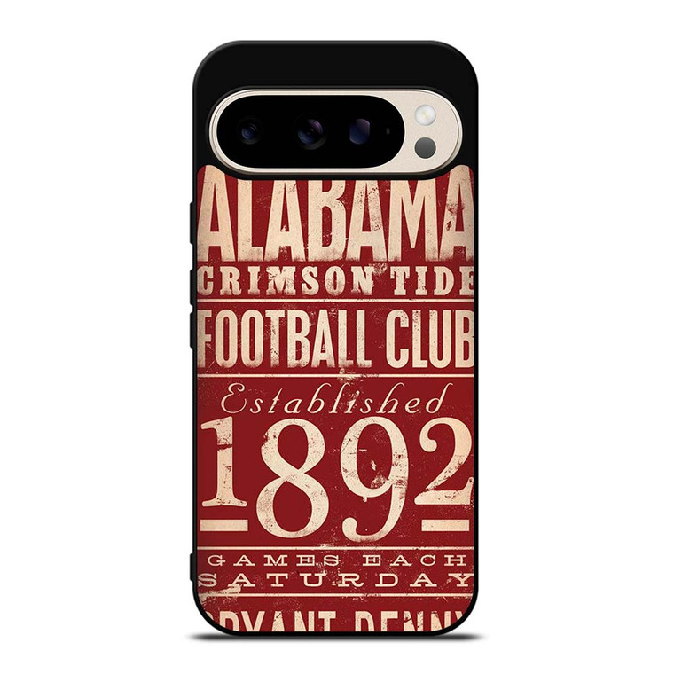 ALABAMA CRIMSON TIDE FOOTBALL CLUB 1892 Google Pixel 9 Pro Case Cover