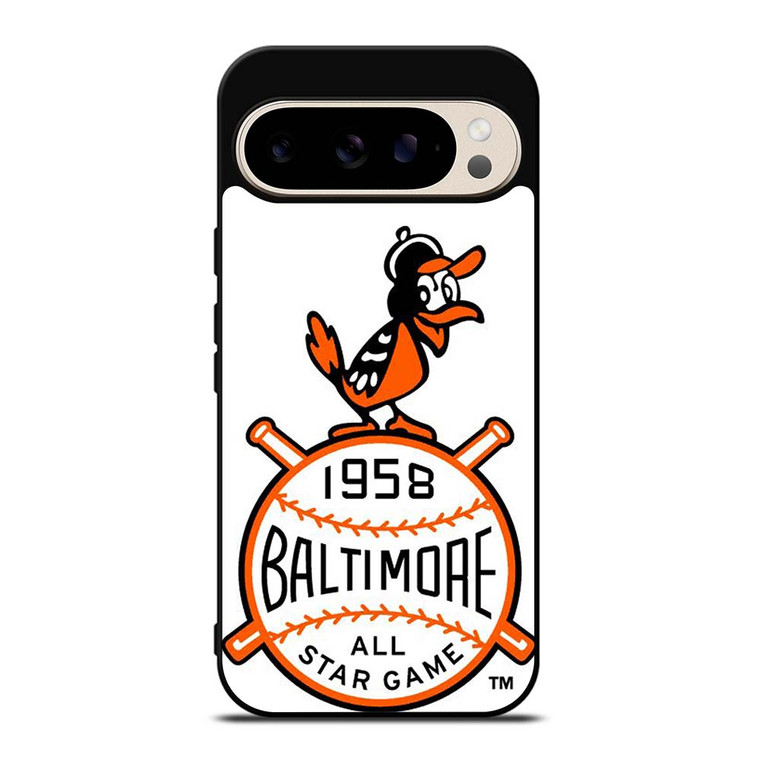 BALTIMORE ORIOLES LOGO BASEBALL TEAM 1958 Google Pixel 9 Pro Case Cover
