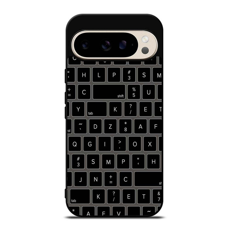 BLACK KEYBOARD PATTERN Google Pixel 9 Pro Case Cover
