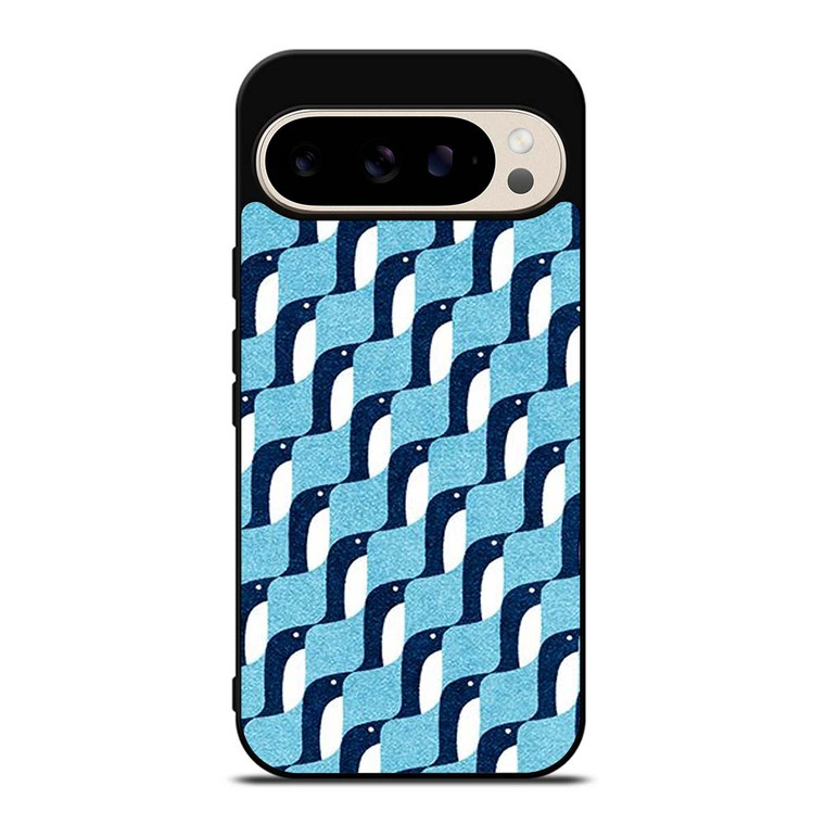 BLUE PENGUINS PATTERN Google Pixel 9 Pro Case Cover