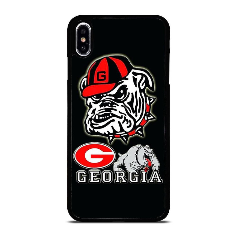 UNIVERSITY OF GEORGIA BULLDOGS ICON iPhone XS Max Case Cover