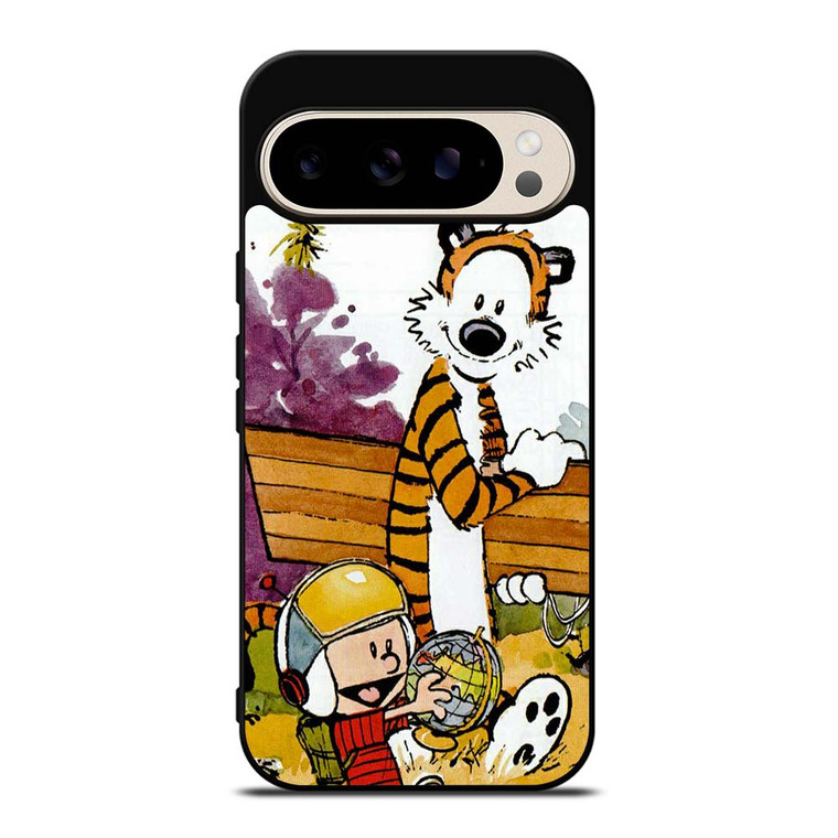 CALVIN AND HOBBES CARTOON Google Pixel 9 Pro Case Cover