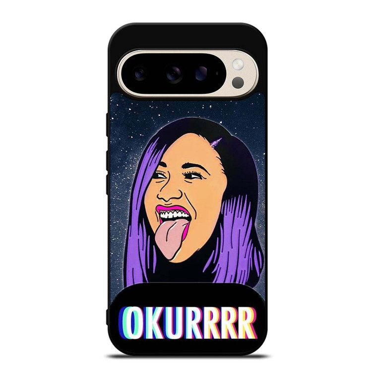 CARDI B FACE CARTOON Google Pixel 9 Pro Case Cover