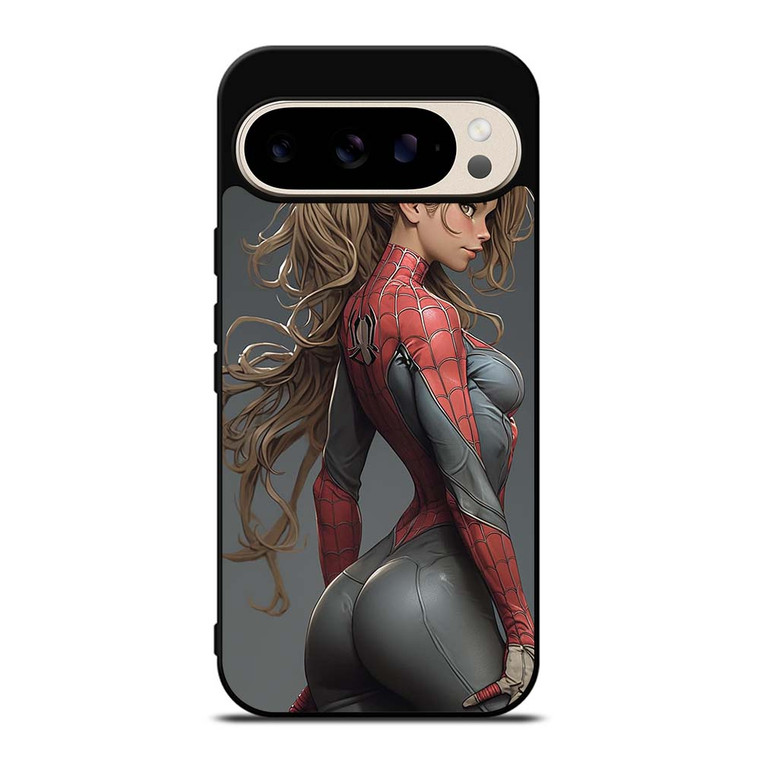 CARTOON SPIDER GIRL SEXY MARVEL COMICS Google Pixel 9 Pro Case Cover