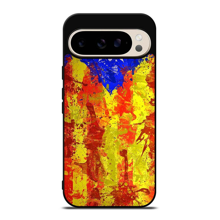 CATALONIA FLAG BRUSHES Google Pixel 9 Pro Case Cover
