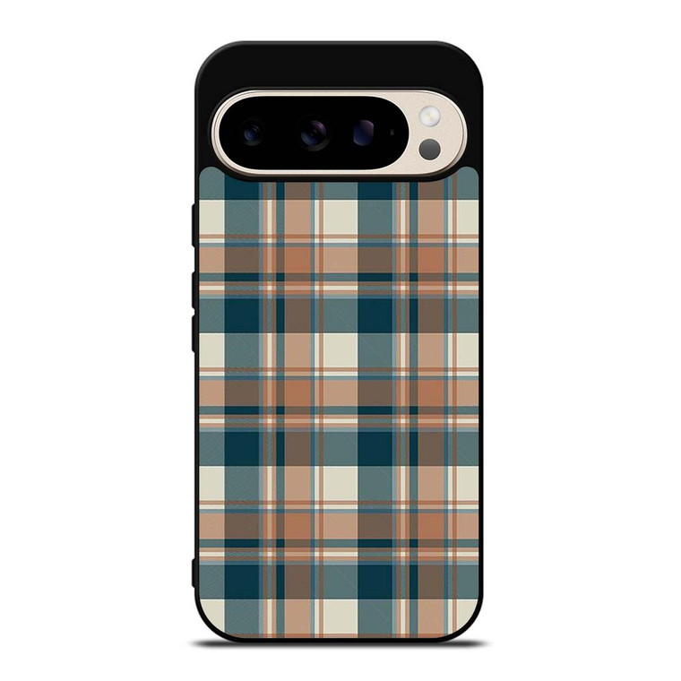 CHECK CLASSIC DARK PLAID FABRIC TEXTURES Google Pixel 9 Pro Case Cover