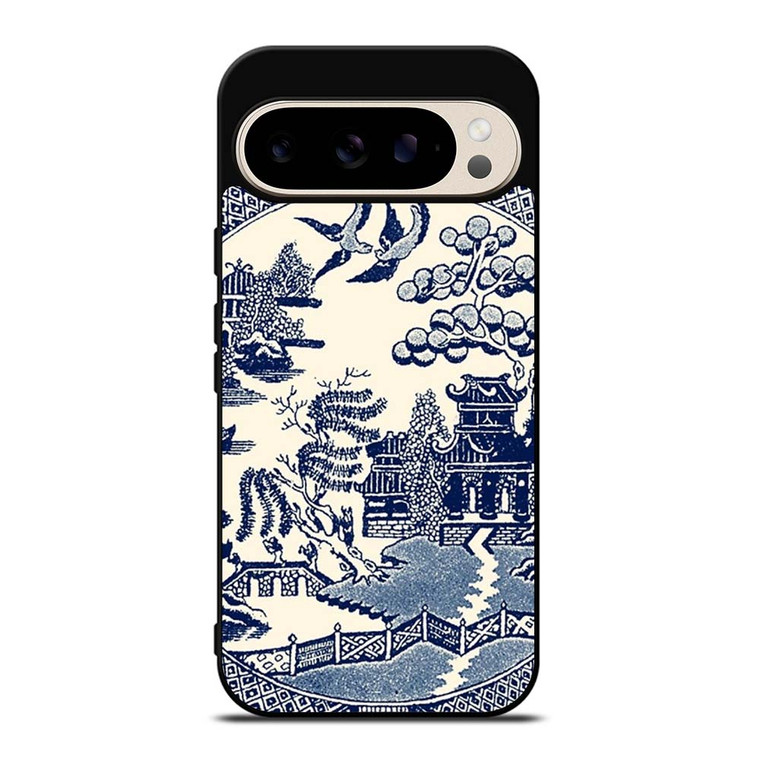 CHINESE BLUE ART Google Pixel 9 Pro Case Cover