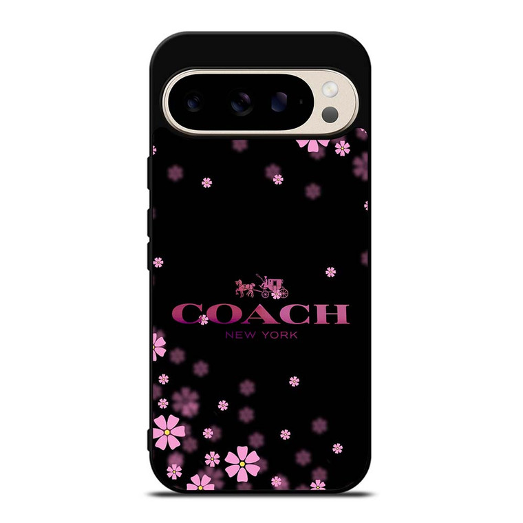 COACH FLOWERS PURPLE Google Pixel 9 Pro Case Cover