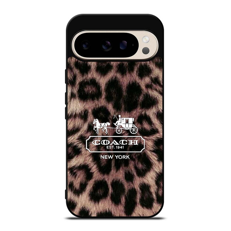 COACH NEW YORK LEOPARD Google Pixel 9 Pro Case Cover