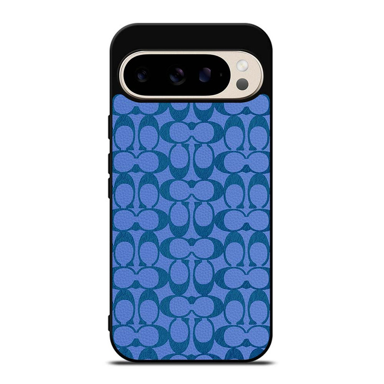 COACH NEW YORK LOGO PATTERN BLUE EMBLEM Google Pixel 9 Pro Case Cover