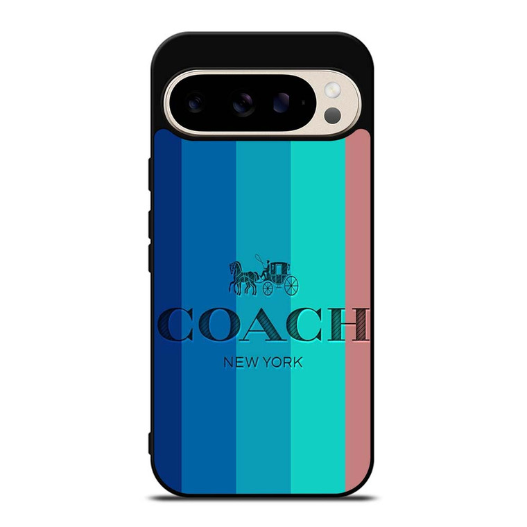 COACH NEW YORK STRIPES Google Pixel 9 Pro Case Cover