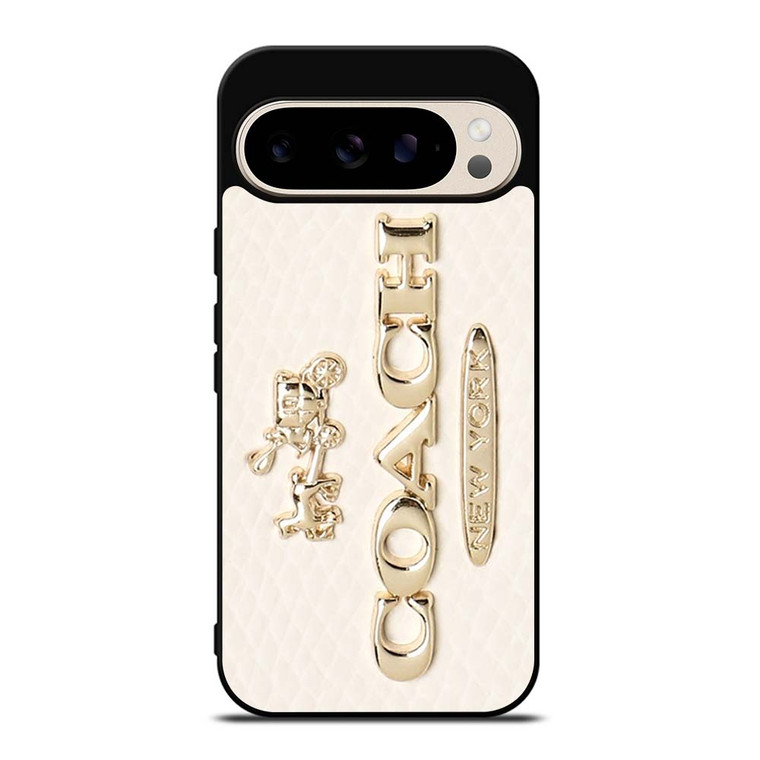 COACH PINK PATTERN MATE Google Pixel 9 Pro Case Cover