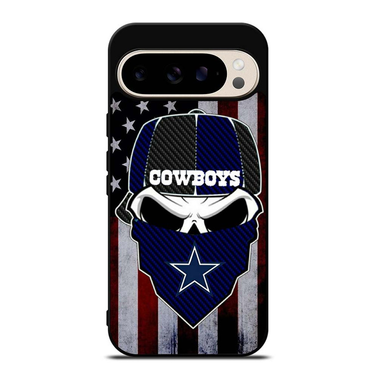 DALLAS COWBOYS SKULL USA FLAG Google Pixel 9 Pro Case Cover