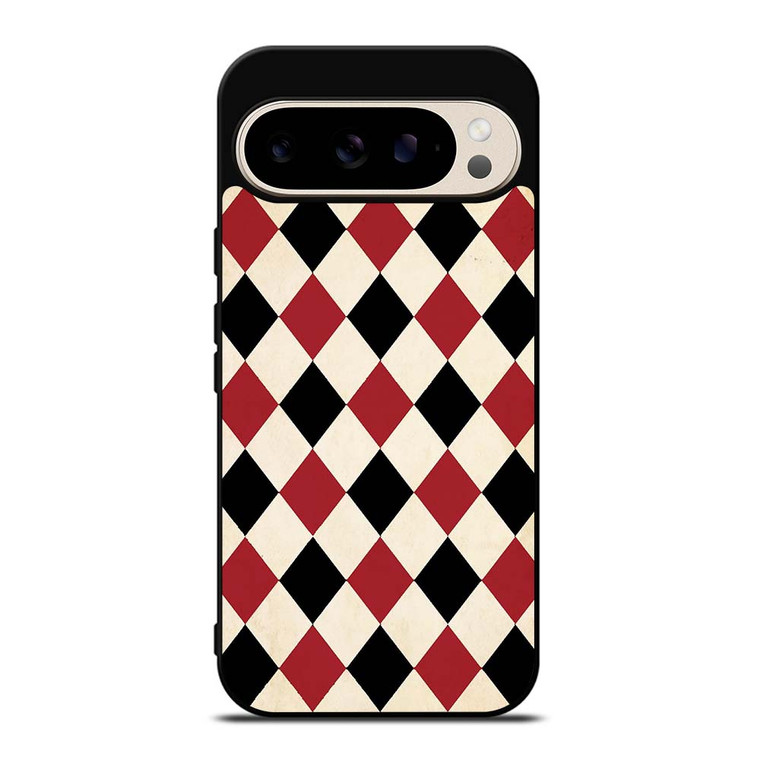 DIAMOND RED BACK PATTERN Google Pixel 9 Pro Case Cover