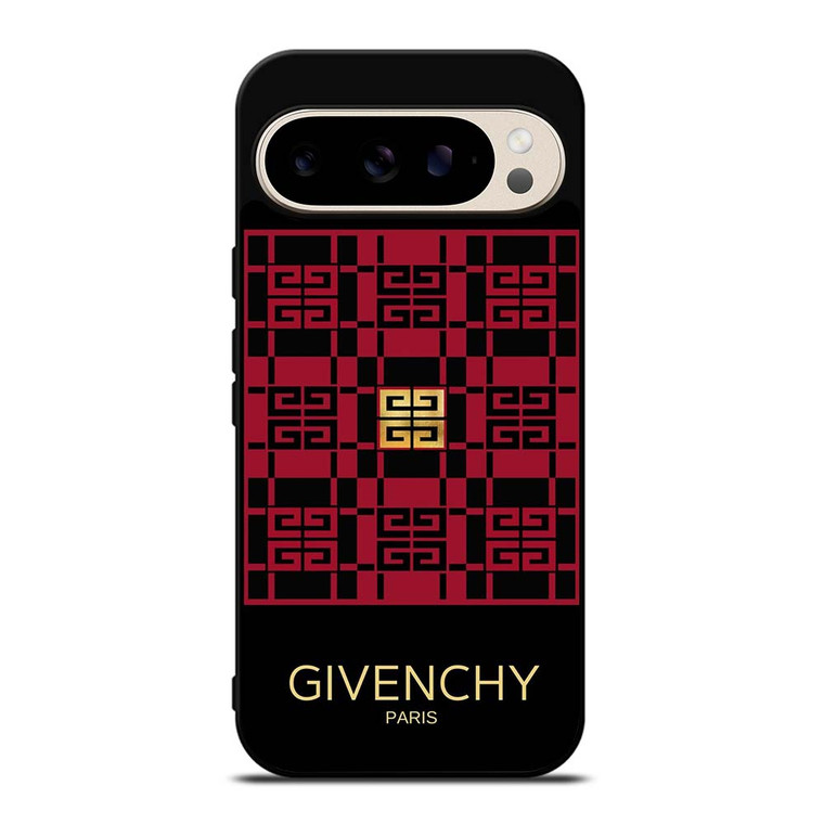 GIVENCHY PARIS LOGO RED GOLD Google Pixel 9 Pro Case Cover