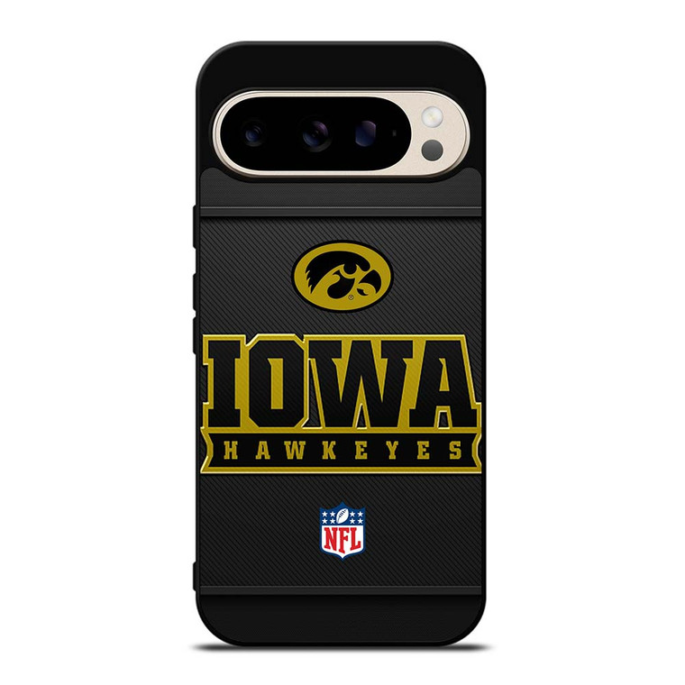 IOWA HAWKEYES CARBON LOGO Google Pixel 9 Pro Case Cover