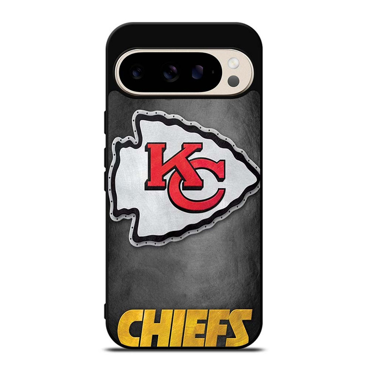 KANSAS CITY CHIEFS METAL LOGO Google Pixel 9 Pro Case Cover