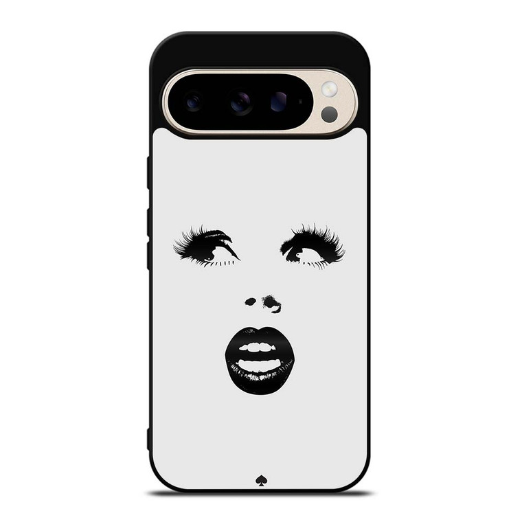 KATE SPADE BLACK WHITE FACE Google Pixel 9 Pro Case Cover