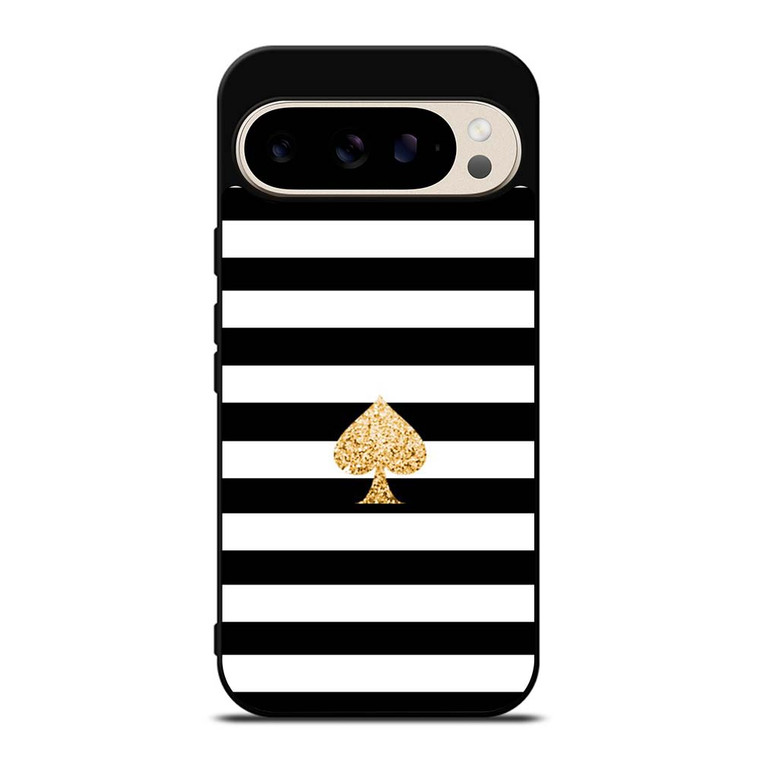 KATE SPADE GOLD AND STRIPES Google Pixel 9 Pro Case Cover