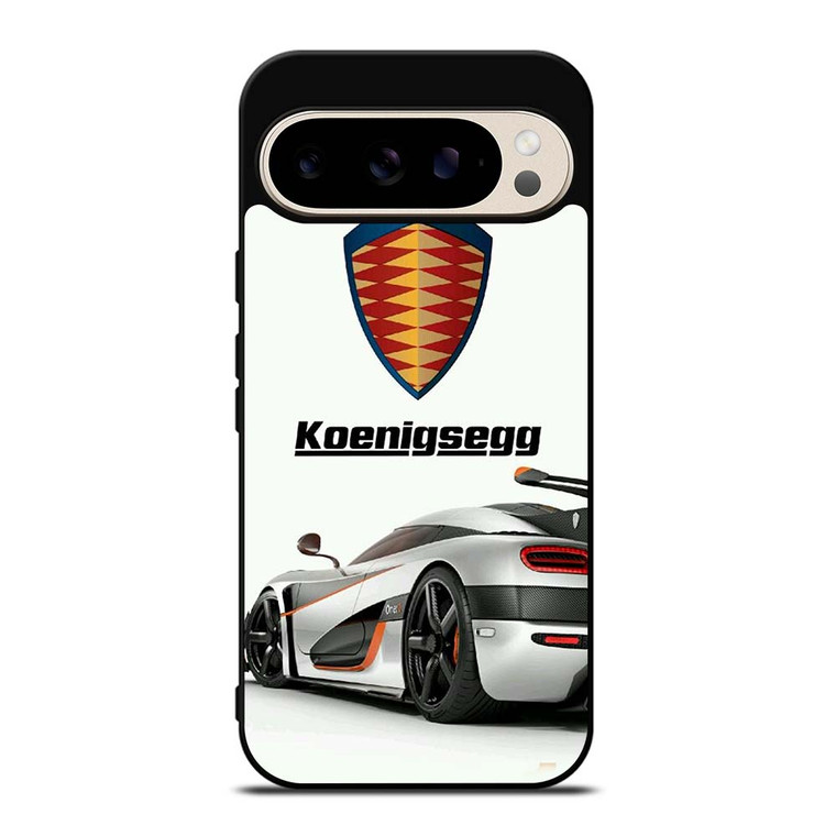 KOENIGSEGG WHITE CAR LOGO Google Pixel 9 Pro Case Cover