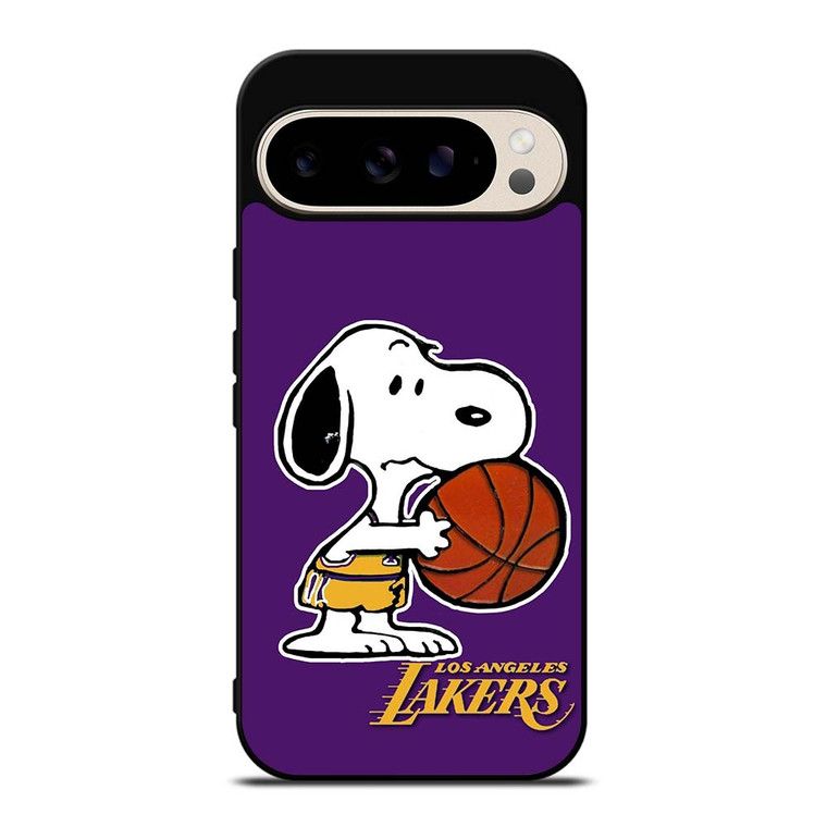 LA LAKERS BASKETBALL SNOOPY Google Pixel 9 Pro Case Cover