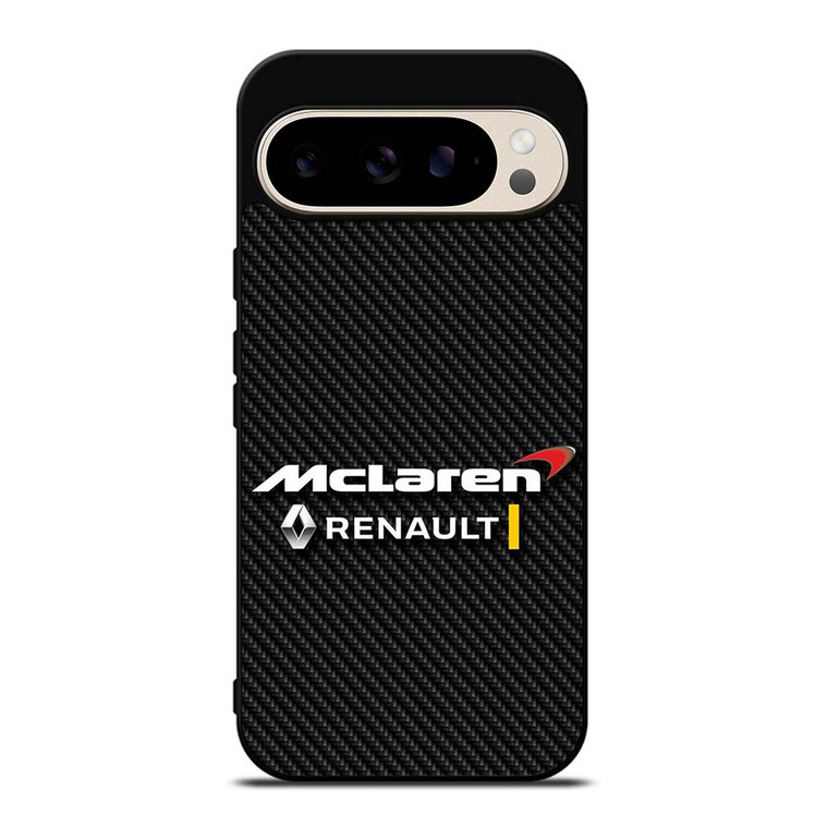 MCLAREN RENAULT LOGO CARBON. Google Pixel 9 Pro Case Cover