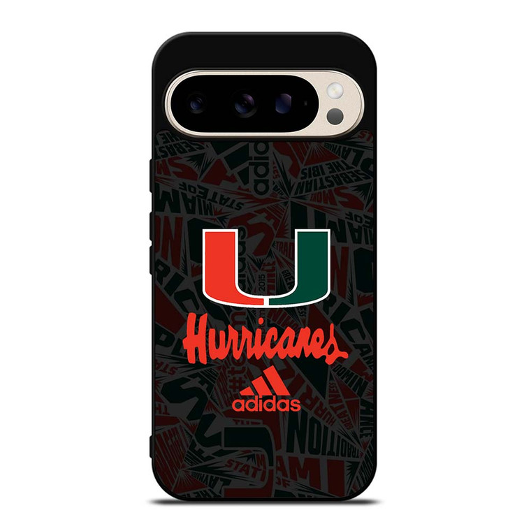 MIAMI HURRICANES UM ADIDAS Google Pixel 9 Pro Case Cover