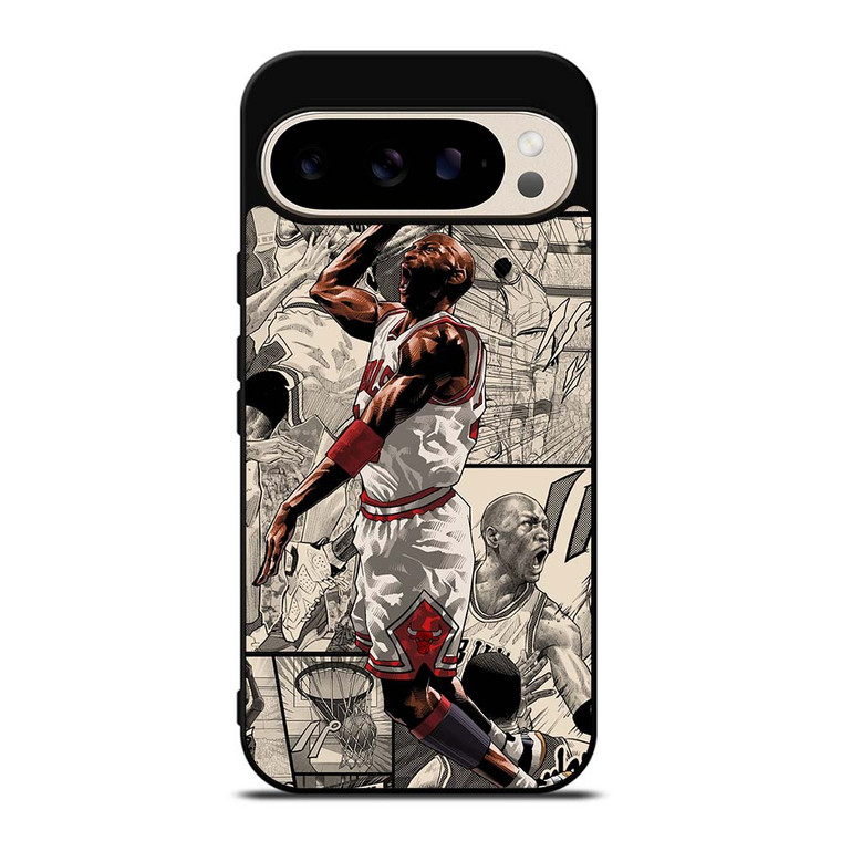 MICHAEL JORDAN COMIC ART Google Pixel 9 Pro Case Cover