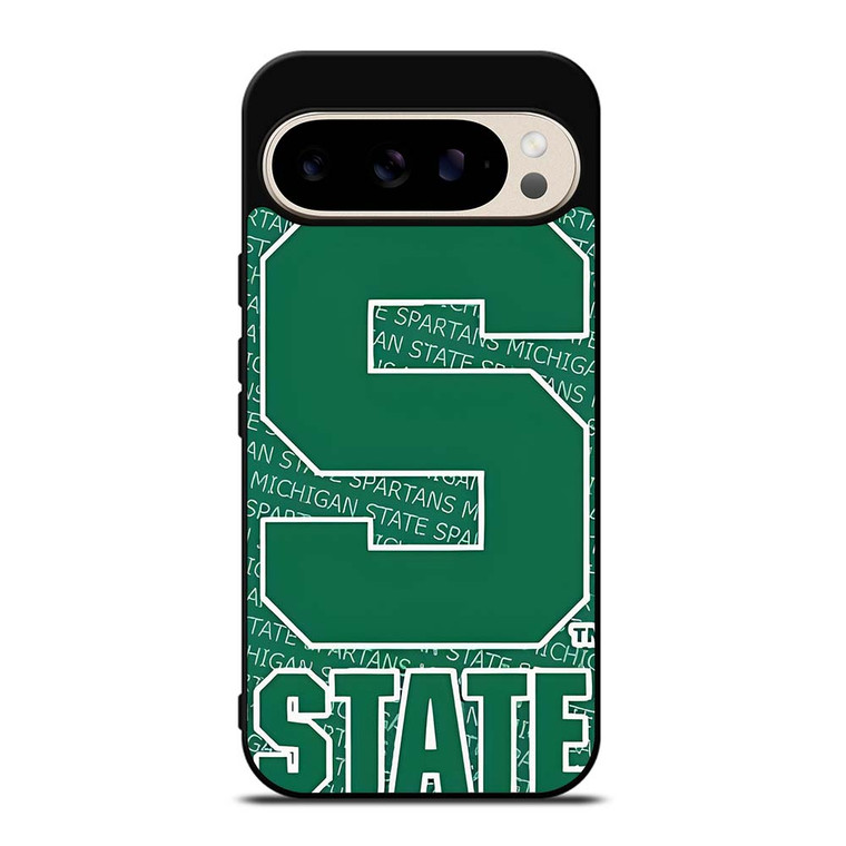 MICHIGAN STATE SPARTANS LOGO FOOTBALL EMBLEM Google Pixel 9 Pro Case Cover