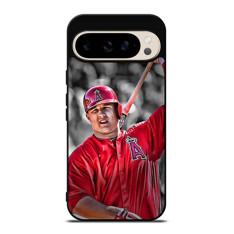 MIKE TROUT BASEBALL LOS ANGELES ANGELS Google Pixel 9 Pro Case Cover