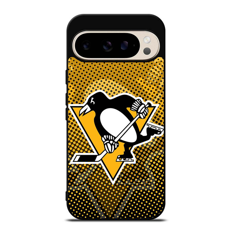PITTSBURGH PENGUINS NHL HALFTONE Google Pixel 9 Pro Case Cover
