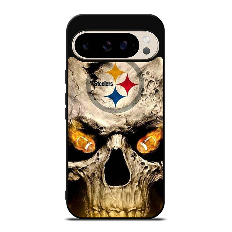 PITTSBURGH STEELERS FOOTBALL SKULL Google Pixel 9 Pro Case Cover