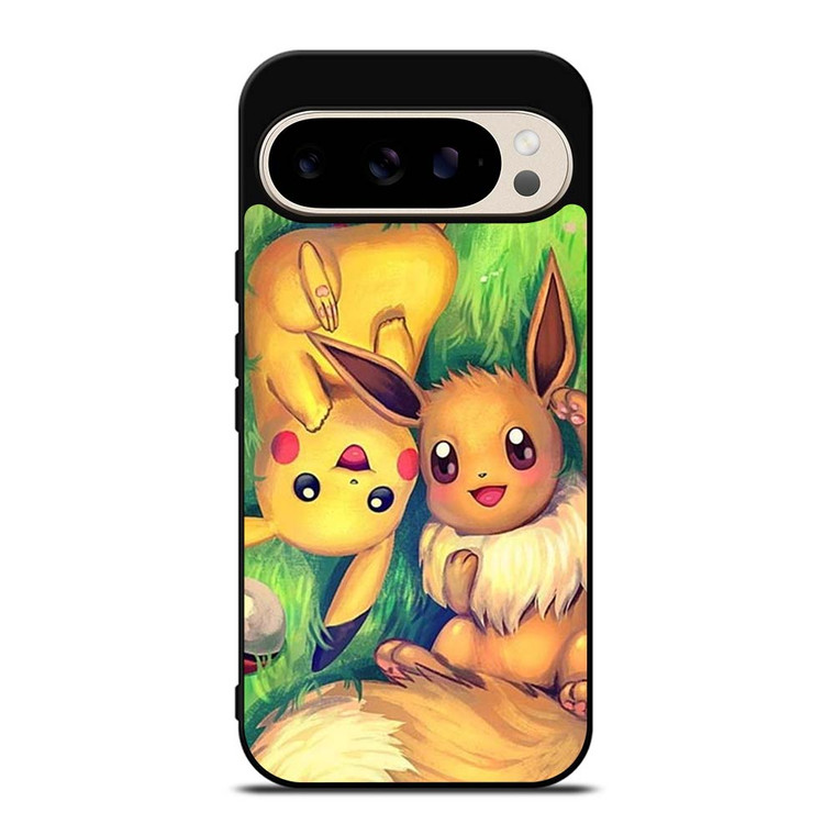 POKEMON EEVEE AND PIKACHU Google Pixel 9 Pro Case Cover