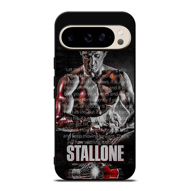 ROCKY BALBOA QUOTE ART Google Pixel 9 Pro Case Cover