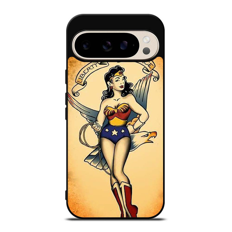 SAILOR JERRY TATTOO WONDER WOMAN Google Pixel 9 Pro Case Cover