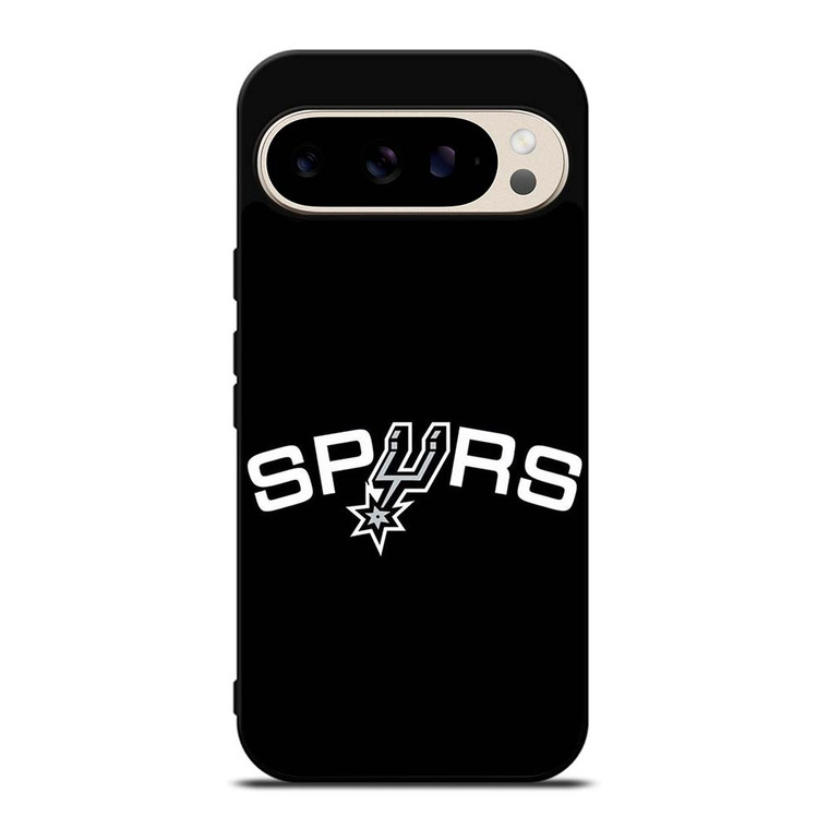 SAN ANTONIO SPURS LOGO BLACK Google Pixel 9 Pro Case Cover