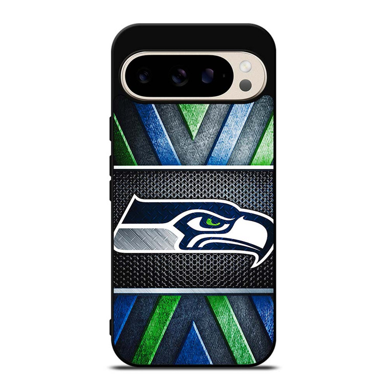 SEATTLE SEAHAWKS METAL LOGO Google Pixel 9 Pro Case Cover