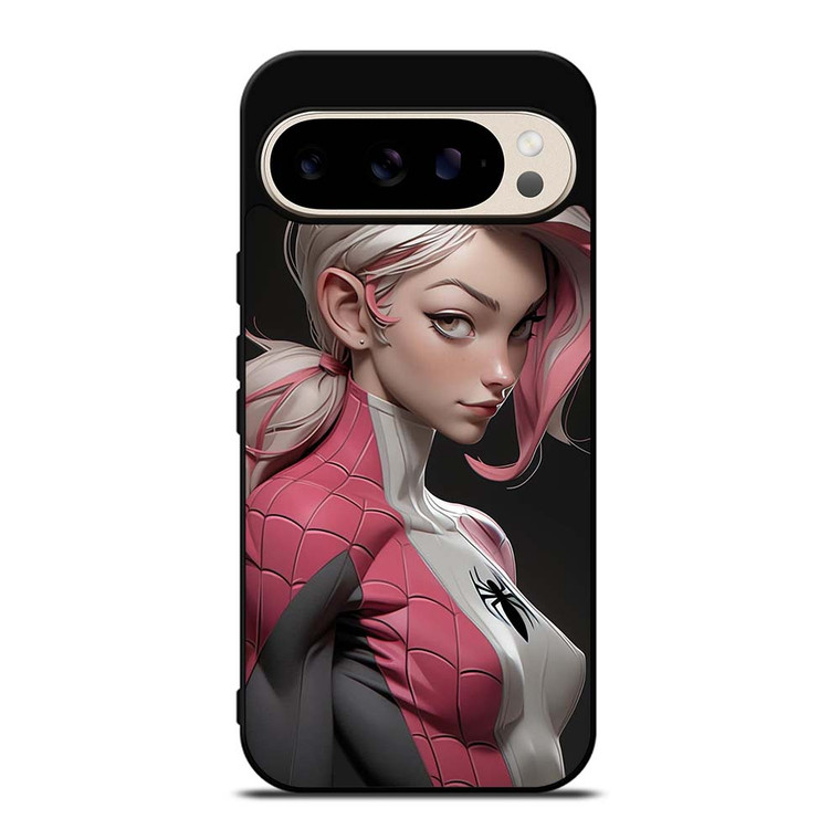 SEXY SPIDER GIRL MARVEL COMICS CARTOON Google Pixel 9 Pro Case Cover
