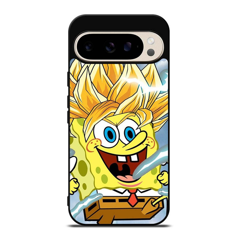 SPONGEBOB DRAGON BALL SAIYAN Google Pixel 9 Pro Case Cover