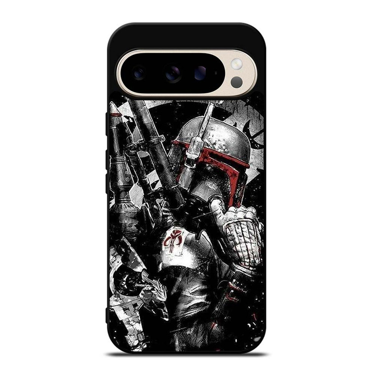 STAR WARS BOBA FETT ART Google Pixel 9 Pro Case Cover