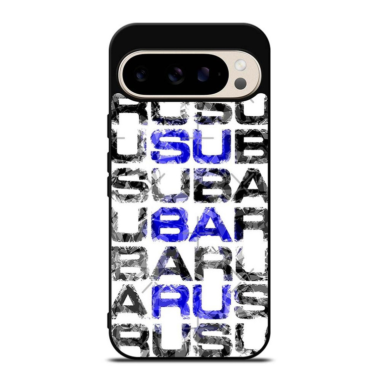 SUBARU CROSSWORD PUZZLE Google Pixel 9 Pro Case Cover