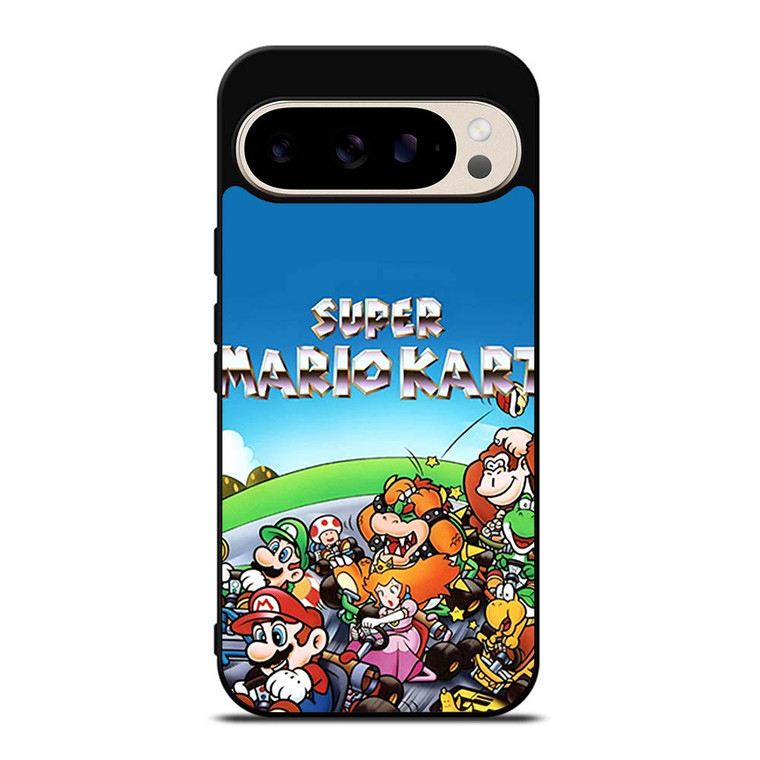 SUPER MARIO KART BROSS NINTENDO GAMES POSTER Google Pixel 9 Pro Case Cover