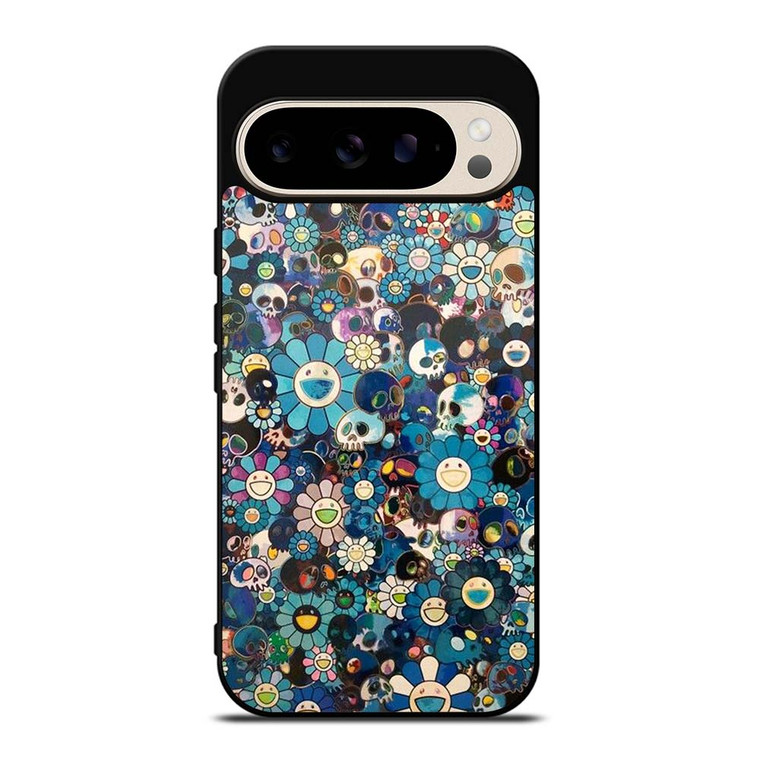 TAKASHI MURAKAMI FLOWERS SKULL Google Pixel 9 Pro Case Cover TAKASHI MURAKAMI FLOWERS SKULL Google Pixel 9 Pro Case Cover