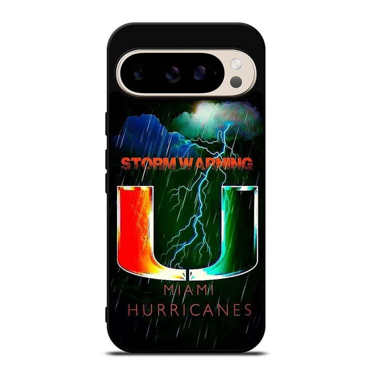 UM MIAMI HURRICANES NFL Google Pixel 9 Pro Case Cover